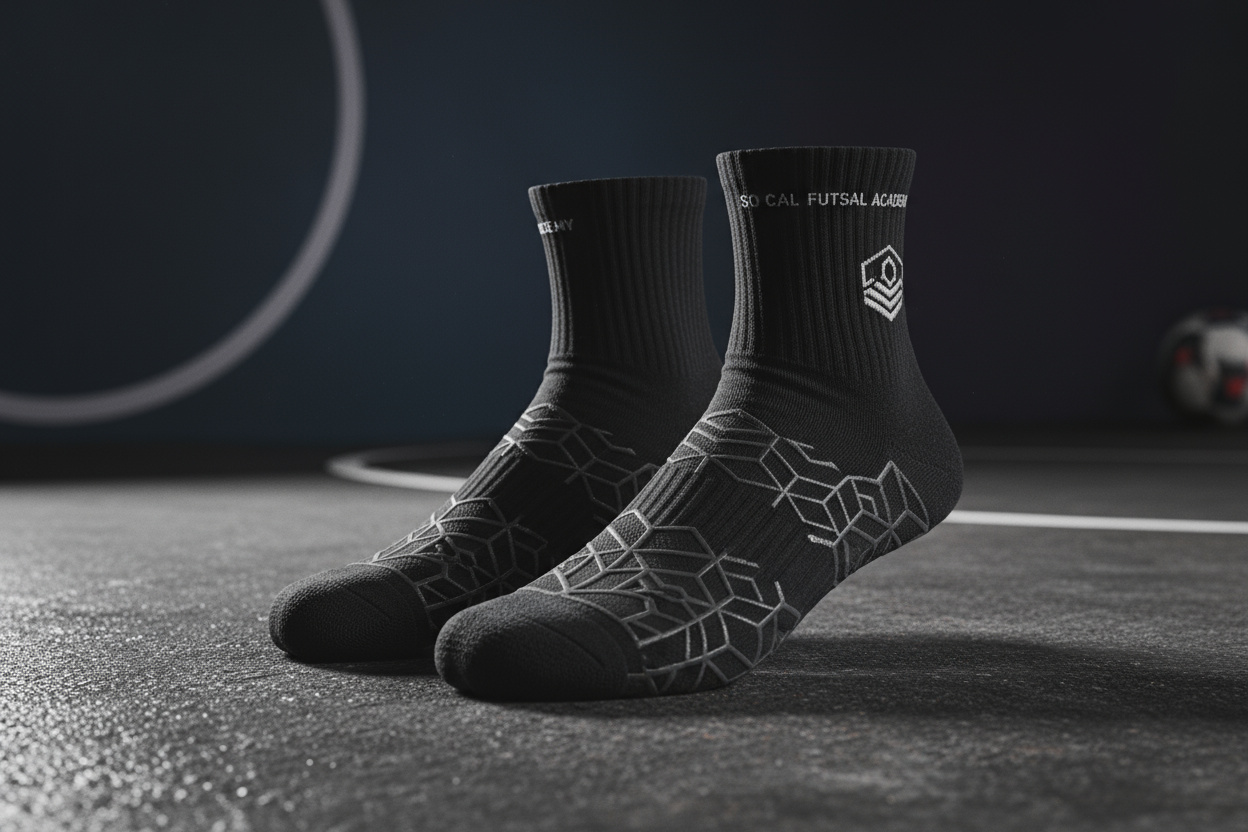 So Cal Futsal Academy Grip Socks darker tone dark background