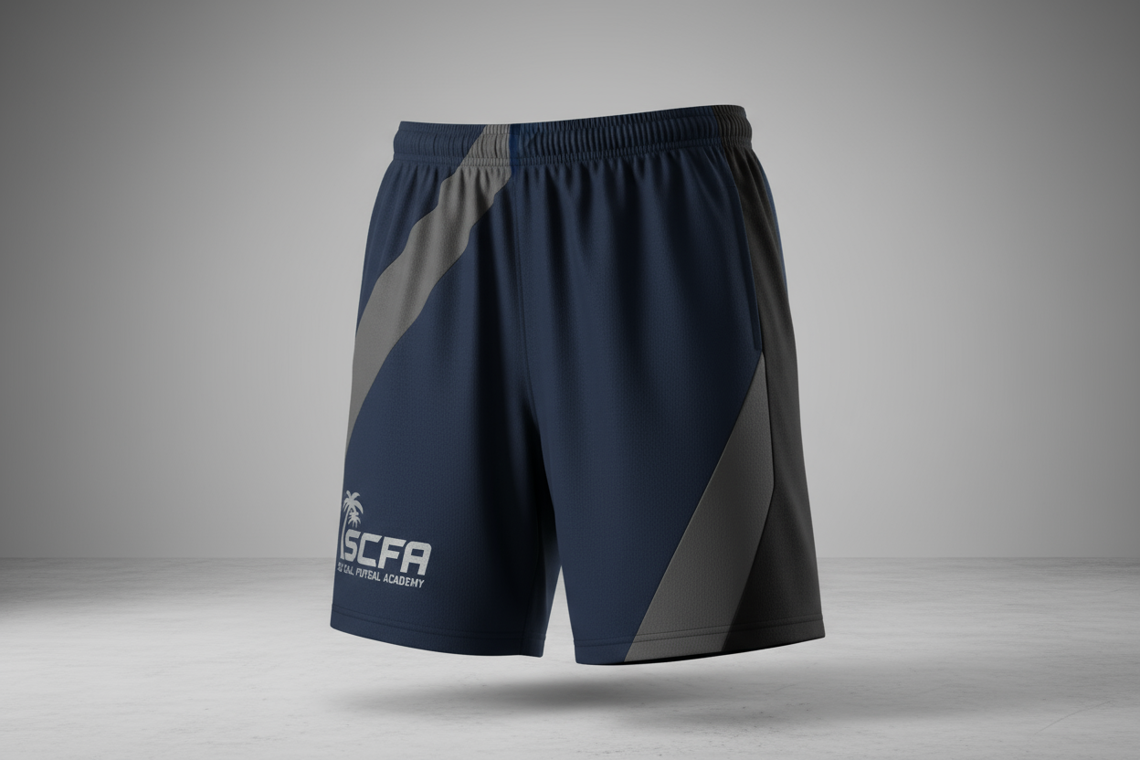 so cal futsal academy shorts darker tone